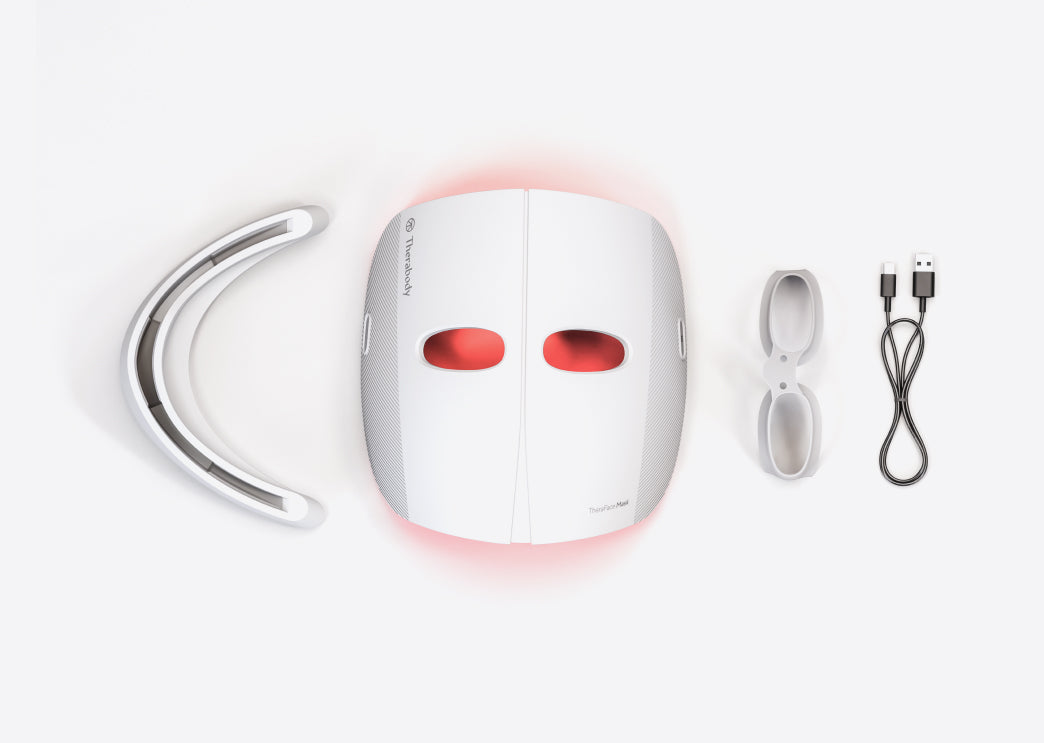 Mask Device TheraFace Mask – LED Facial Therapy Device – Therabody Middle East